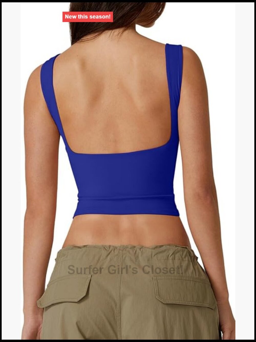 Women's Sleeveless Crop Tank Top High Neck Open Back Slim Fit Y2K Breathable